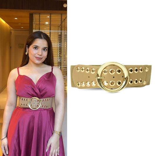 gold buckle belt