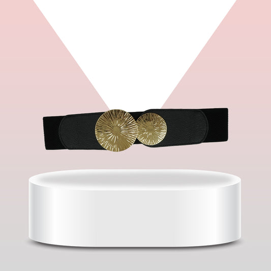 Wide Elastic Stretch Waist Belt