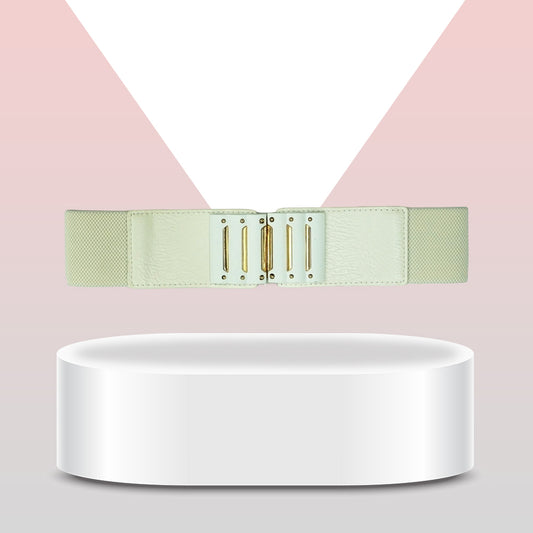 Striped Rectangular Shaped Belt