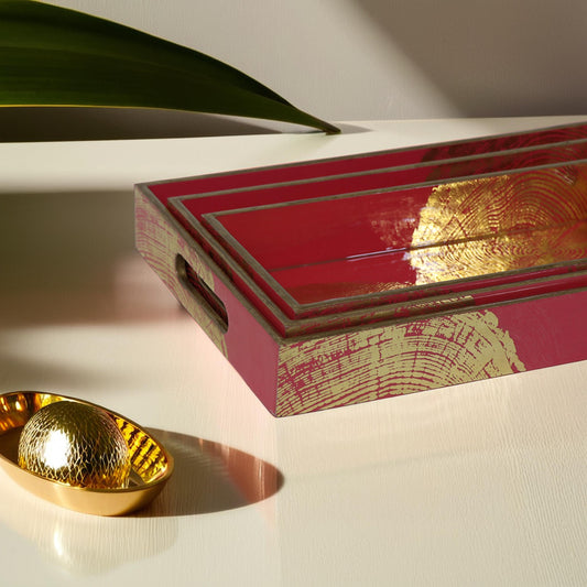 decorative wooden tray