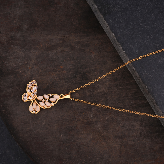 Elegant Butterfly Pendant Necklace