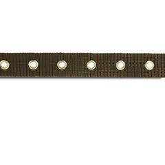 Minimalist Nylon Brown Waist Belt