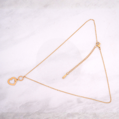 Modern Heart Pendant Necklace