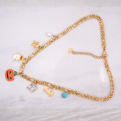 Halloween-Themed Charm Necklace