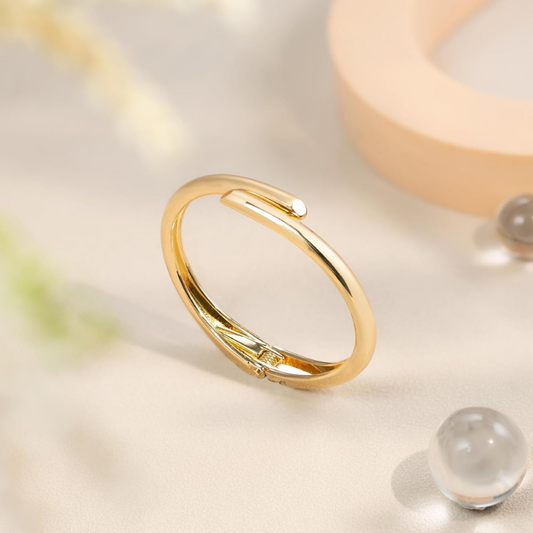 Pearl Drop Gold-Tone Oval Bracelet