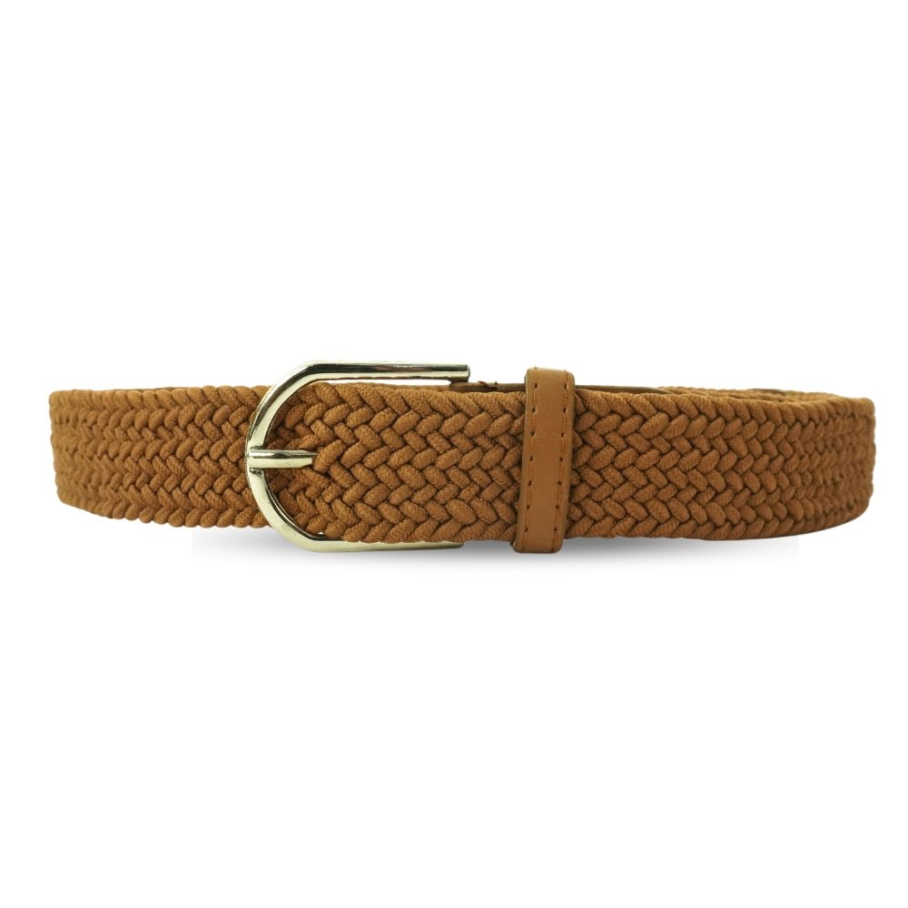 Classic Woven Brown Belt