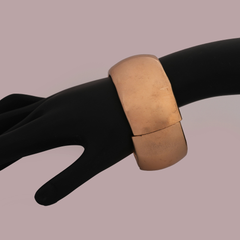 Rose Gold-Tone Wide Cuff Bracelet