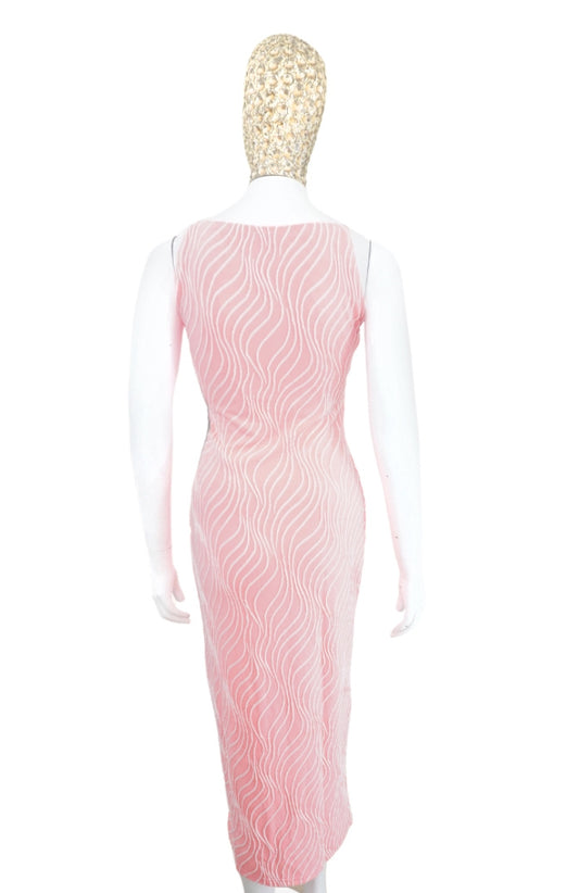 Pink Bodycon Slip Dress