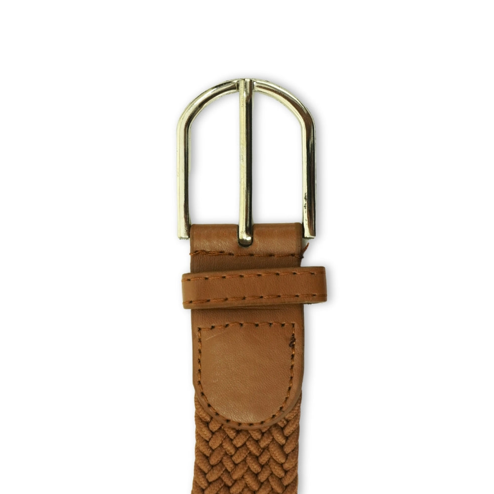 Classic Woven Brown Belt