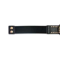 Interlocking Circle Studded Waist Belt