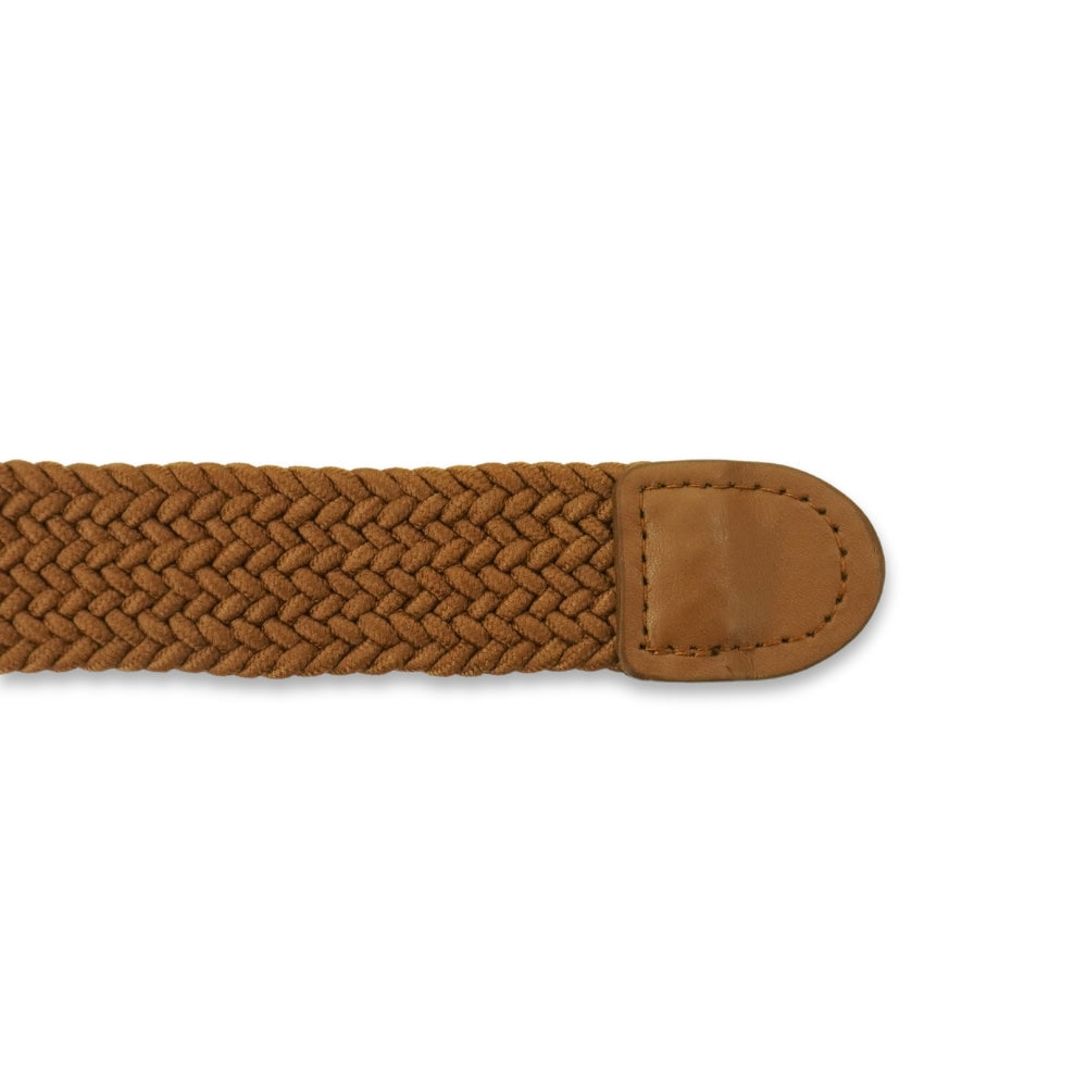 Classic Woven Brown Belt