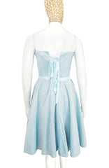 Dreamy Sky Blue A-Line Dress