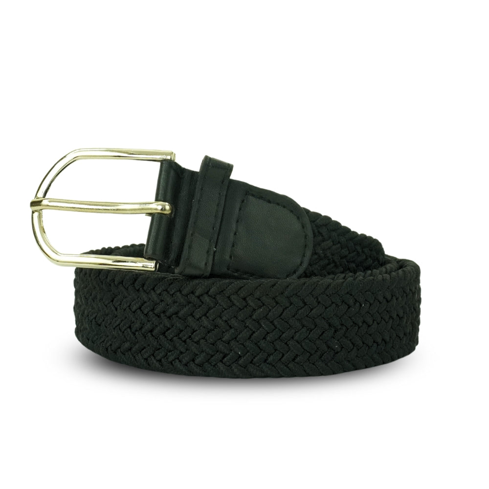 Simple Woven Black Belt