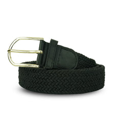 Simple Woven Black Belt