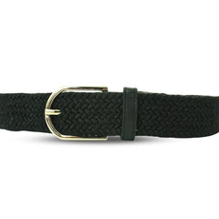 Simple Woven Black Belt