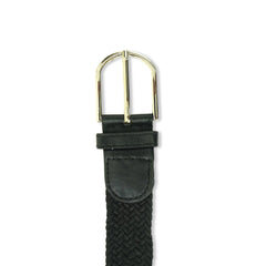 Simple Woven Black Belt