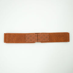 Wide Waistband Waist Belt Camel Color