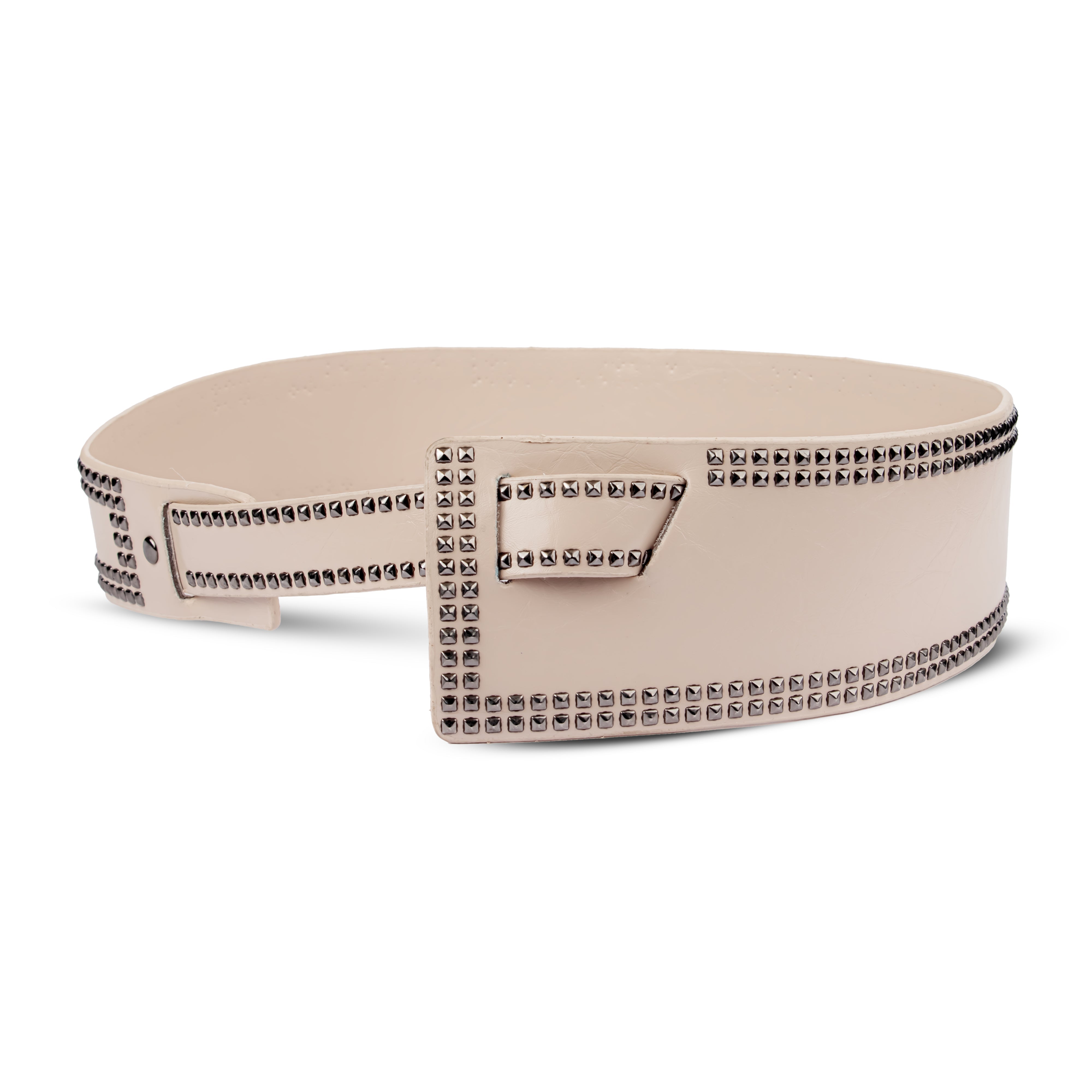 Trendy Cream Belt