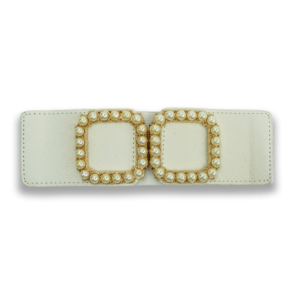 Square Shaped Stone-Studded Belt