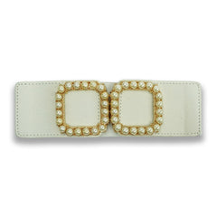 Square Shaped Stone-Studded Belt