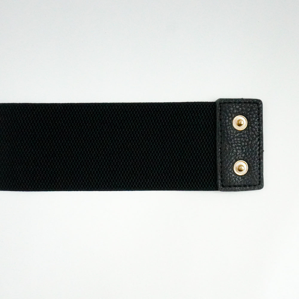 Womens Faux Leather Wide Black Belt For Girls Belt for Jeans, Dress for Casual, Party, Formal Wear