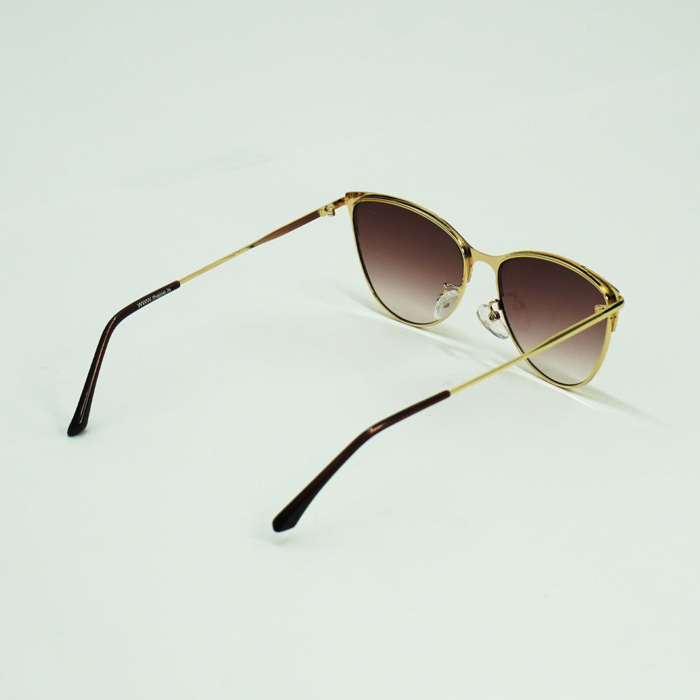 100% Uv Protected Brown Sunglasses