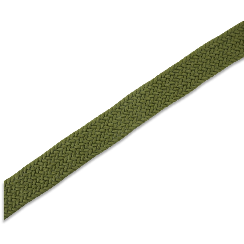 Classic Woven Stretchable Green Belt