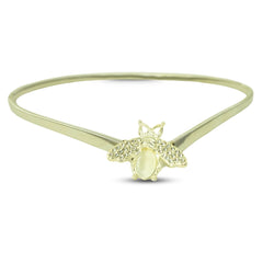 Silver Stretchy Rhinestone Bee Belt