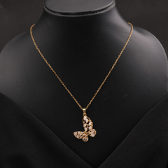 Elegant Butterfly Pendant Necklace