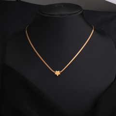 Gold-Tone Minimalist Star Pendant Necklace