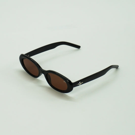 Silver & Blue Toned Rectangle Unisex Sunglass With Uv Protected Lens