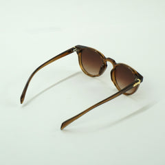 Golden Metal Cat Eye Women Sunglasses