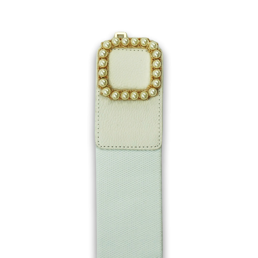 Square Shaped Stone-Studded Belt