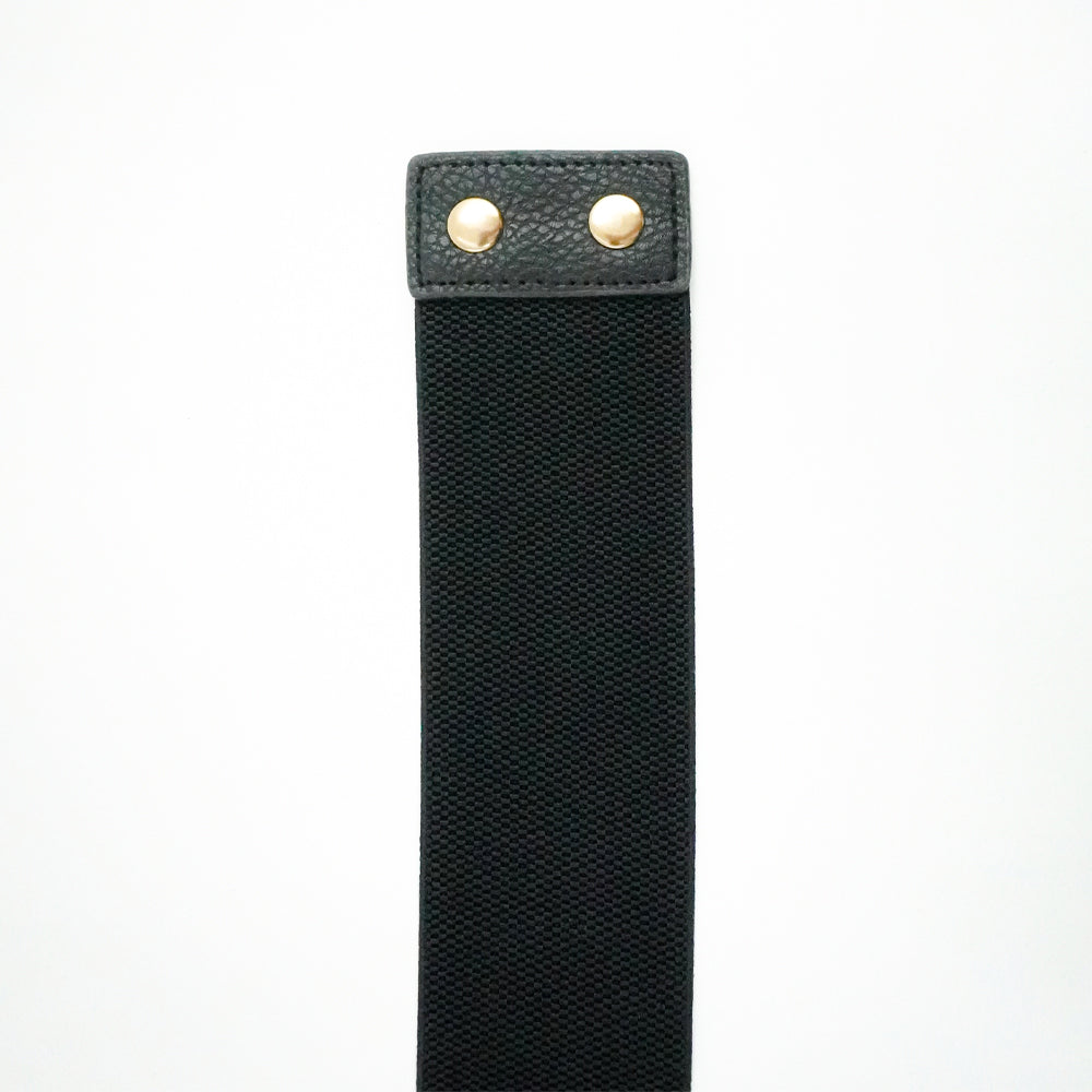 Womens Faux Leather Wide Black Belt For Girls Belt for Jeans, Dress for Casual, Party, Formal Wear