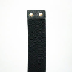 Womens Faux Leather Wide Black Belt For Girls Belt for Jeans, Dress for Casual, Party, Formal Wear