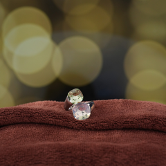 Duo-Stone Bypass Cocktail Ring