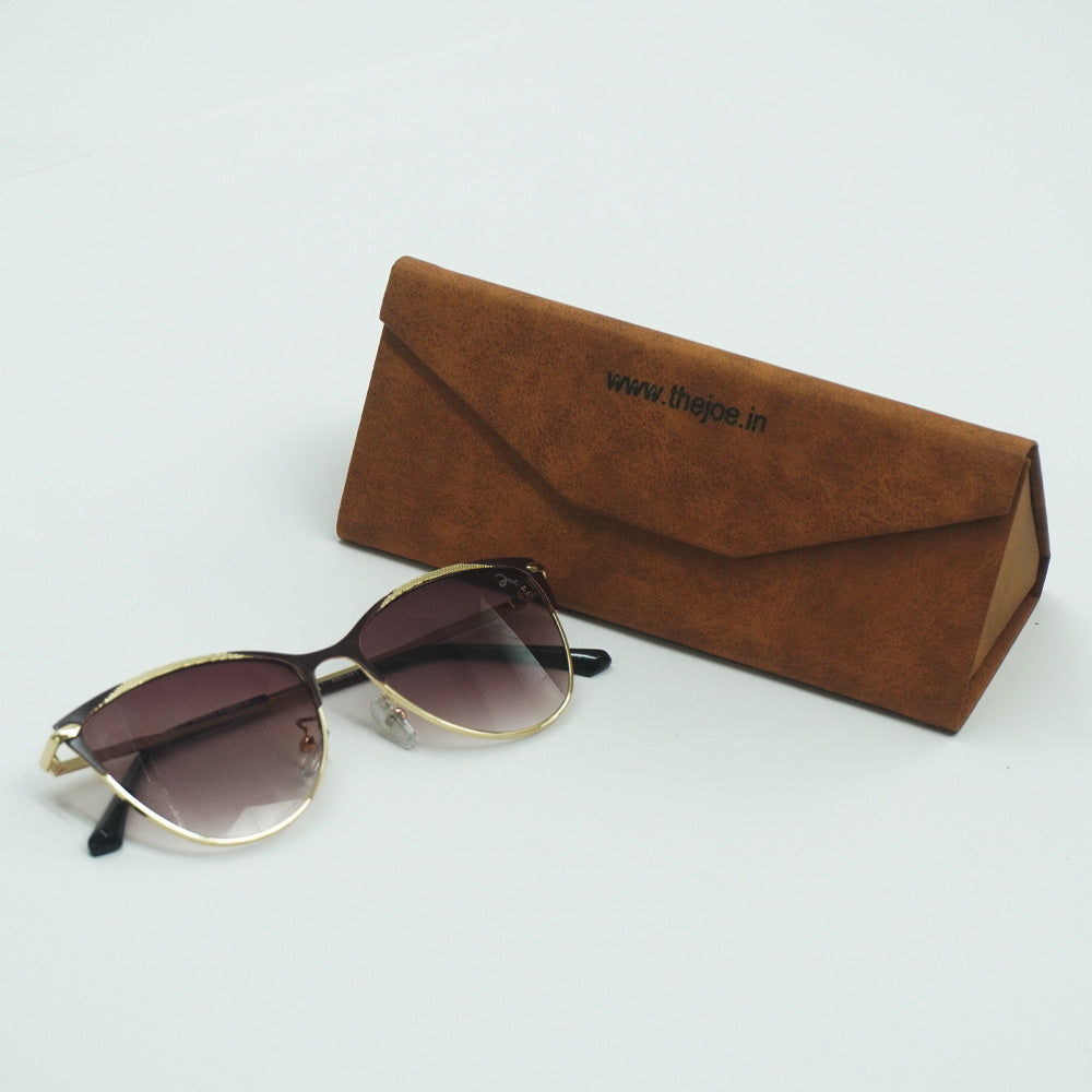 100% Uv Protected Brown Sunglasses