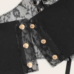 Stretchable Elastic Cinch Belt with Front Lace-Up Design for Dresses, Tops & Western Outfits