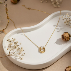 Pearl Loop Pendant Necklace