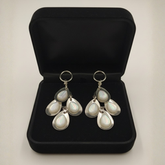 Teardrop Cascade Crystal Drop Earrings