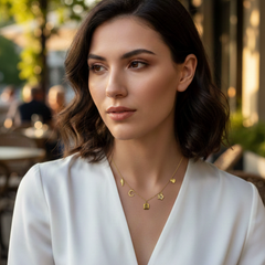 Celestial Charm Multi-Pendant Necklace