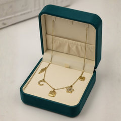 Celestial Charm Multi-Pendant Necklace