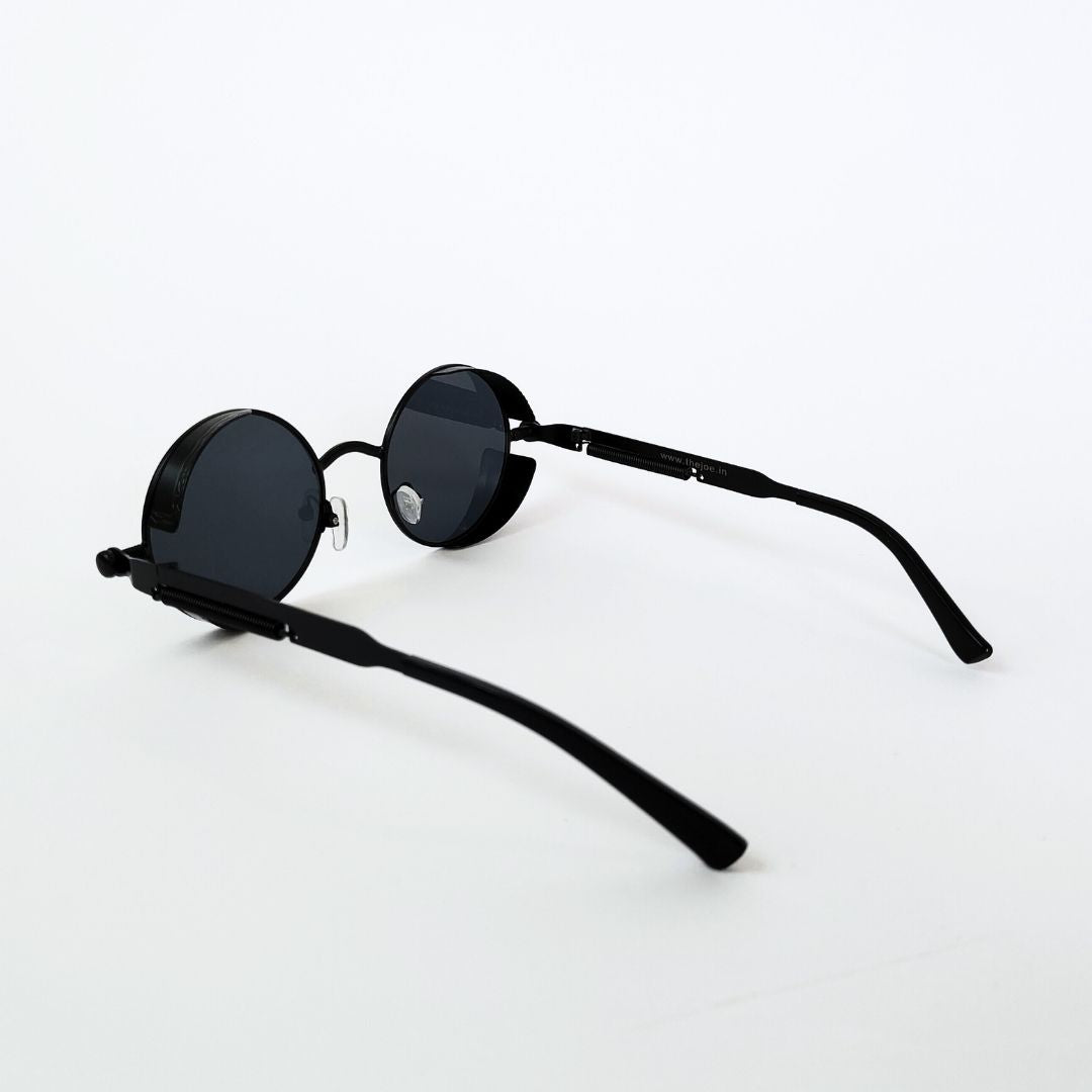 Black Steampunk Unisex Sunglasses