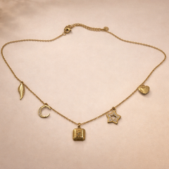 Celestial Charm Multi-Pendant Necklace