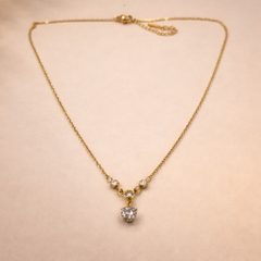Delicate Crystal Drop Necklace