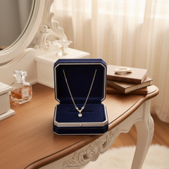 Delicate Crystal Drop Necklace