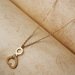 Modern Heart Pendant Necklace