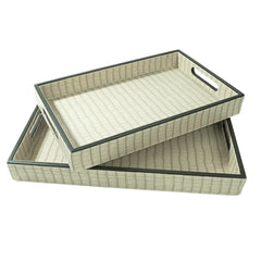 Luxe Ivory Serving Trays – Modern, Minimal & Functional (Set of 2 )