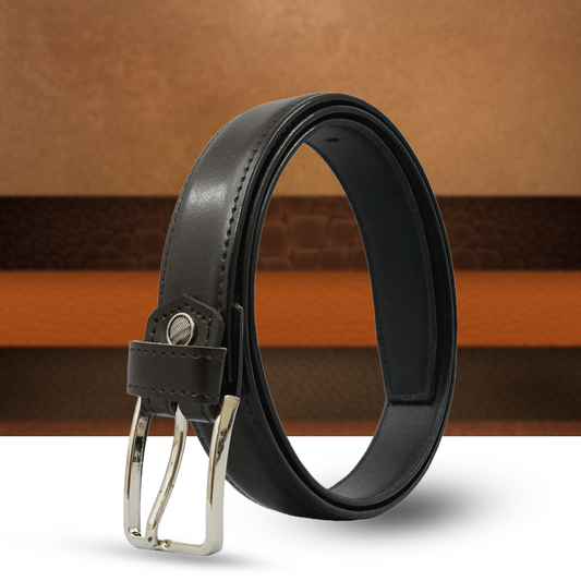 Men's Genuine Leather Black Belt Collection for Formal, Party, Evening, and Casual Wear