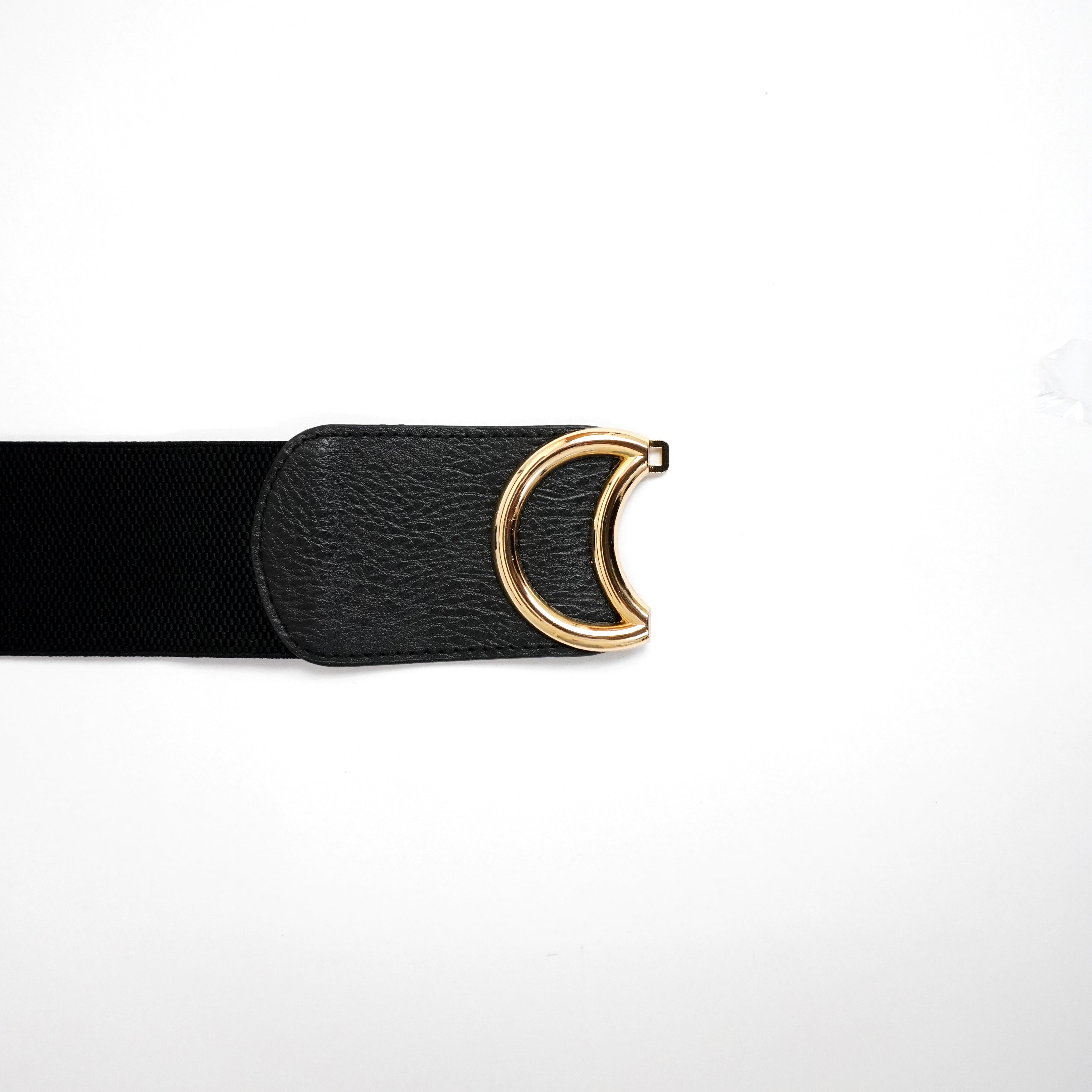 Black Double Spin Waist Belt